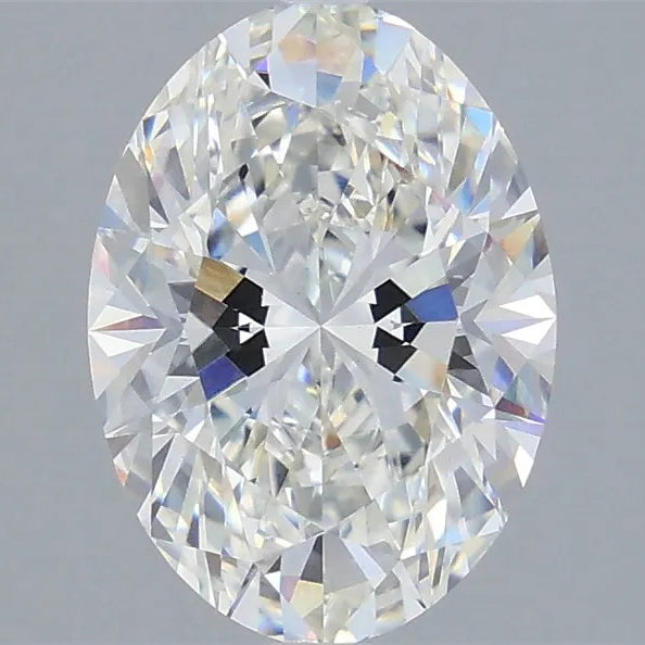 3.02ct Oval Lab Grown Diamond (Colour G, Clarity VVS2, IGI Certified)