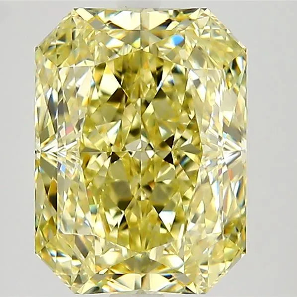 3.02ct Radiant Natural Diamond (Colour Fancy Yellow, Clarity VS1, Cut EX, GIA Certified)