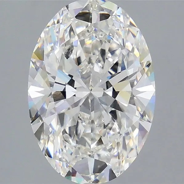 3.09ct Oval Lab Grown Diamond (Colour G, Clarity VVS2, IGI Certified)