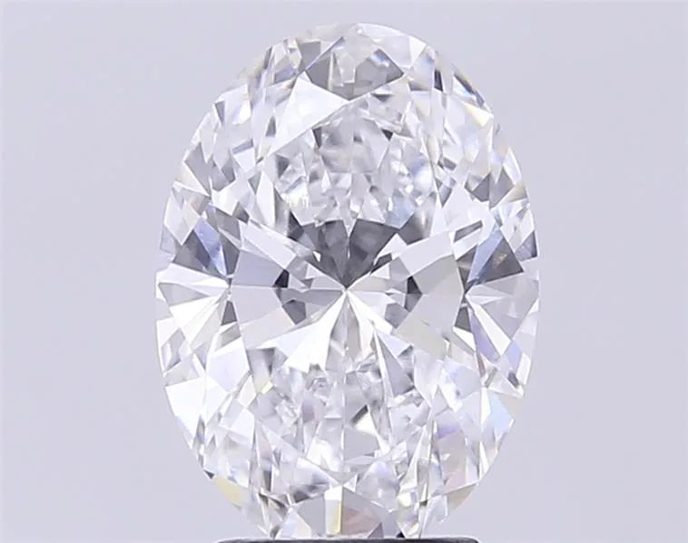 3.41ct Oval Lab Grown Diamond (Colour D, Clarity VVS2, IGI Certified)