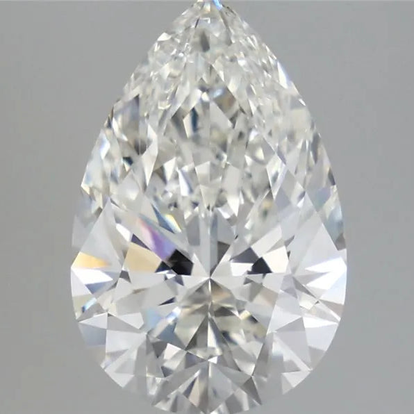 4.45ct Pear Lab Grown Diamond (Colour G, Clarity VVS2, IGI Certified)