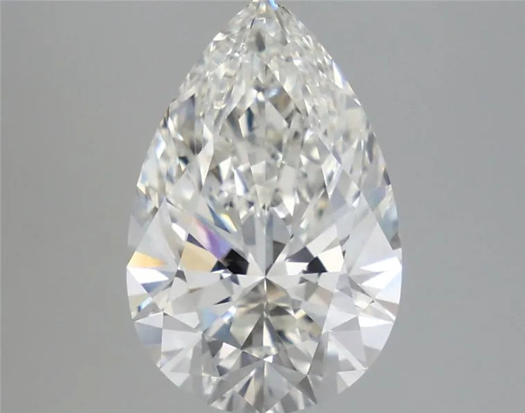 4.45ct Pear Lab Grown Diamond (Colour G, Clarity VVS2, IGI Certified)