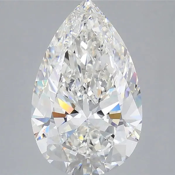 4.50ct Pear Lab Grown Diamond (Colour F, Clarity VVS2, IGI Certified)
