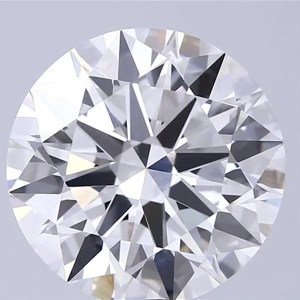 5.00ct Round Lab Grown Diamond (Colour D, Clarity VVS2, Cut EX, IGI Certified)