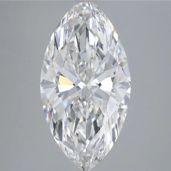 5.19ct Marquise Lab Grown Diamond (Colour F, Clarity VVS2, IGI Certified)