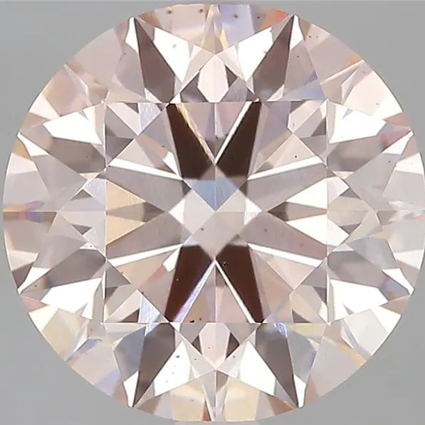 5.71ct Round Lab Grown Diamond (Colour Fancy Light Pink, Clarity VS2, Cut ID, IGI Certified)