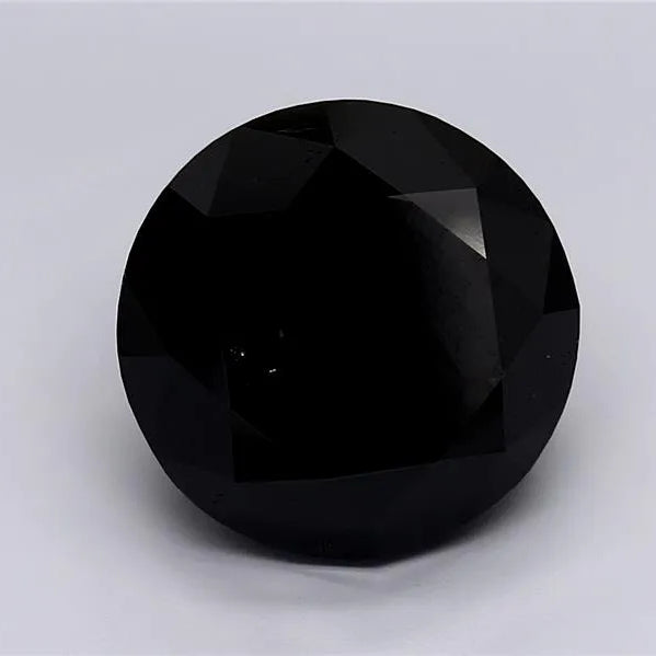 6.02ct Round Natural Diamond (Colour Fancy Black, Clarity VVS2, Cut EX, GIA Certified)