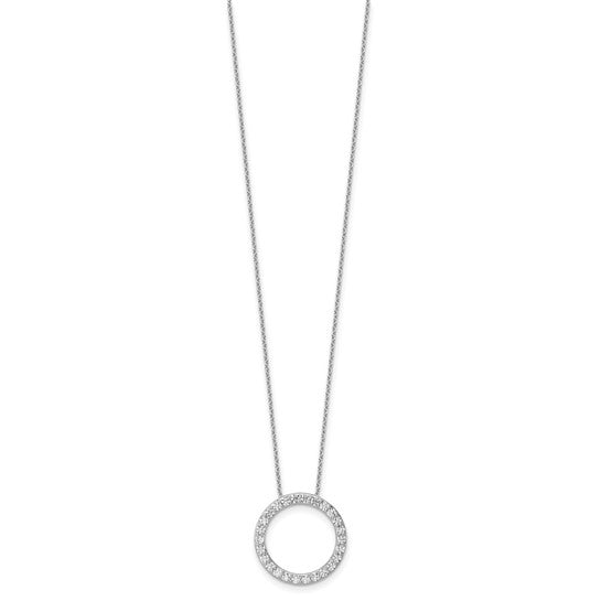 Jacob Mercari 14K Gold Lab Grown Diamond 1ct Circle Slide Necklace