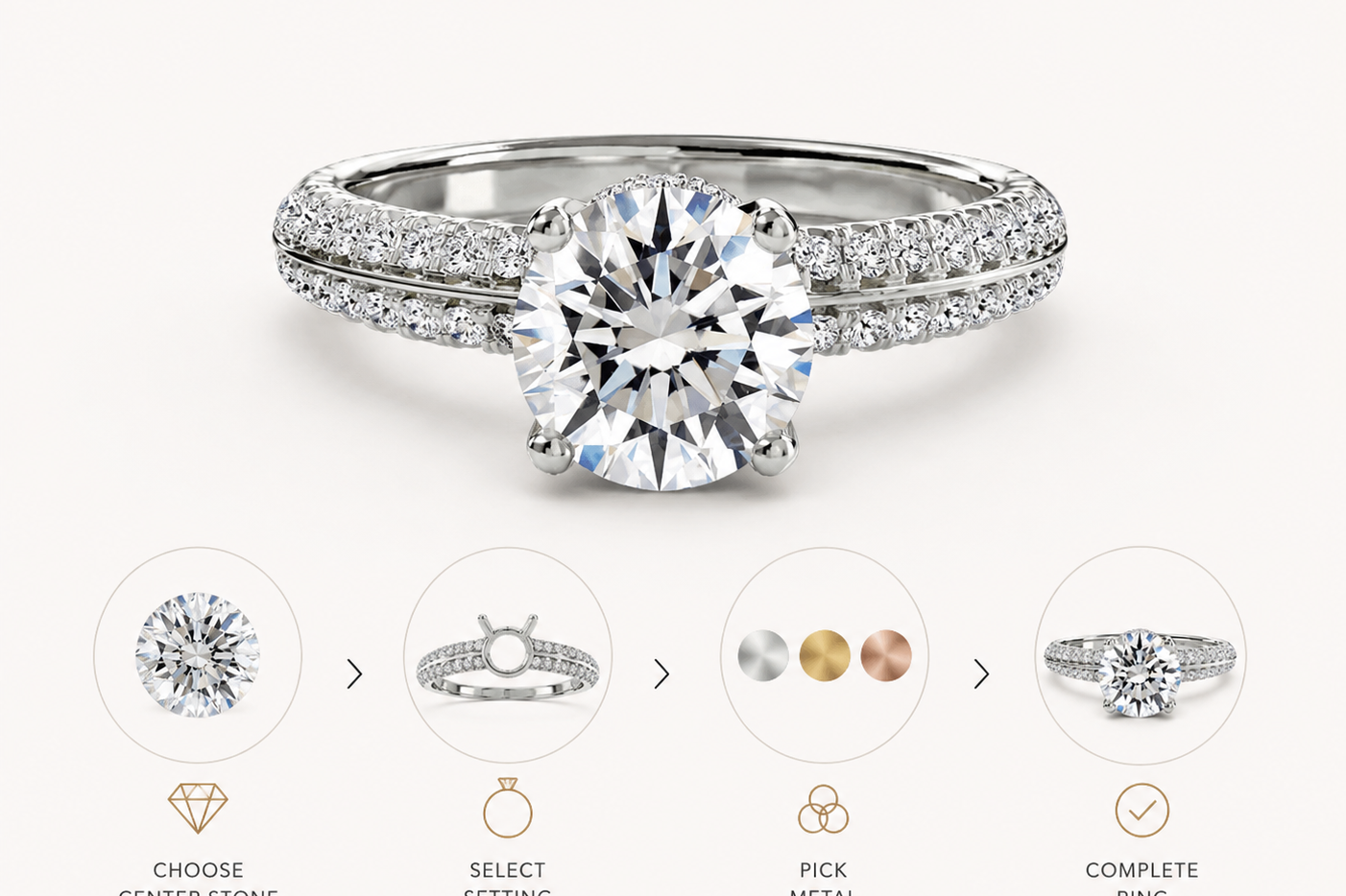 Jacob Mercari Engagement Ring Ring Builder Image