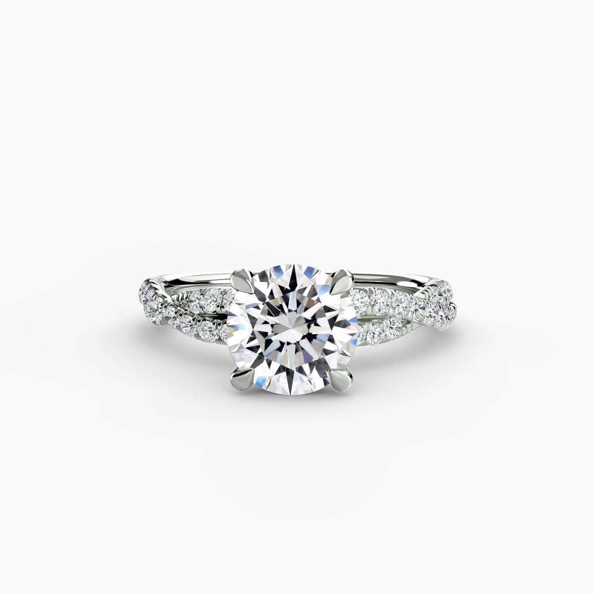 Curated visual reference: Helix Pavé Lab Grown Diamond Engagement Ring Photo Inspiration