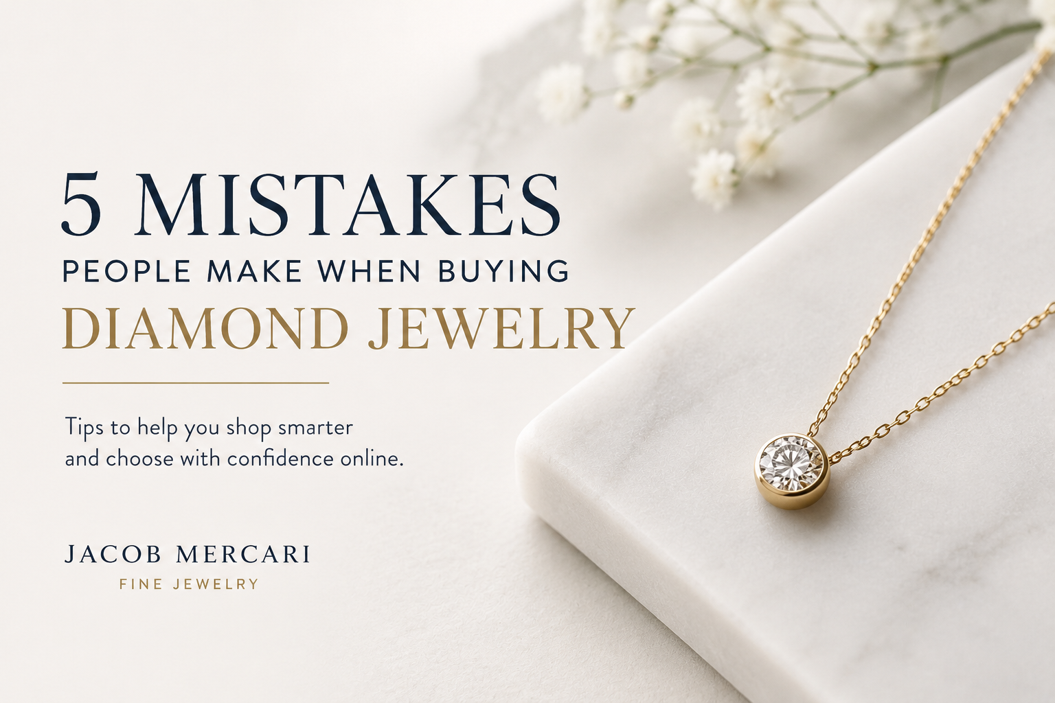 5 Mistakes People Make When Buying Diamond Jewelry Online (And How to Avoid Them) Jacob Mercari Blog