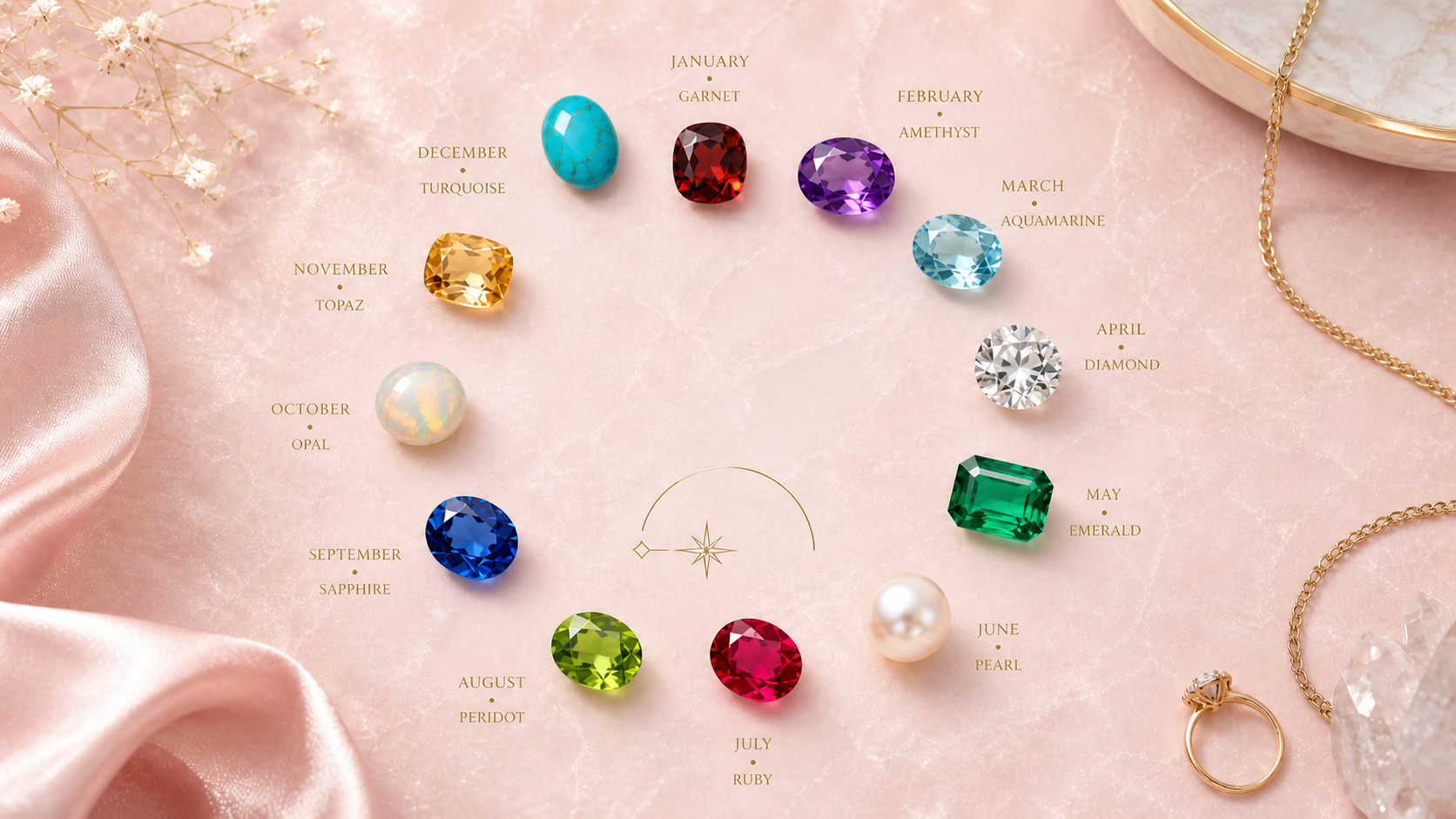 Jacob Mercari Birthstone Chart