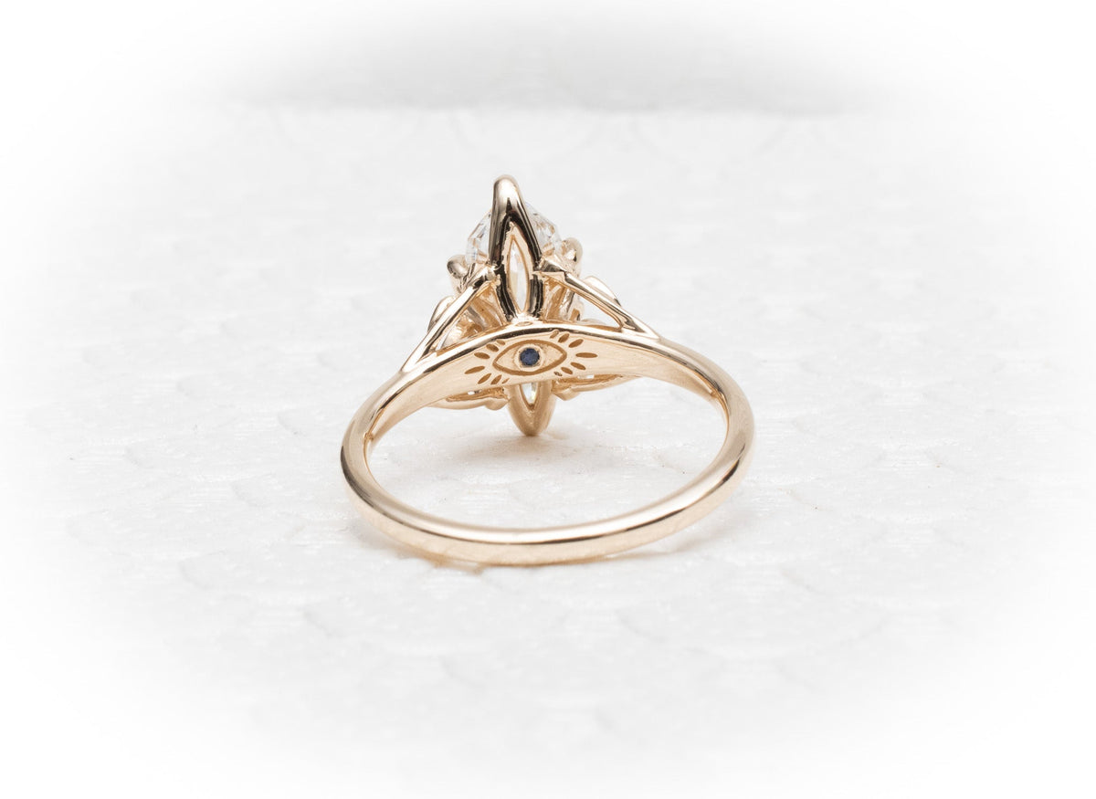 Jacob Mercari A Custom Tree of Life Engagement Ring with a Hidden Evil Eye