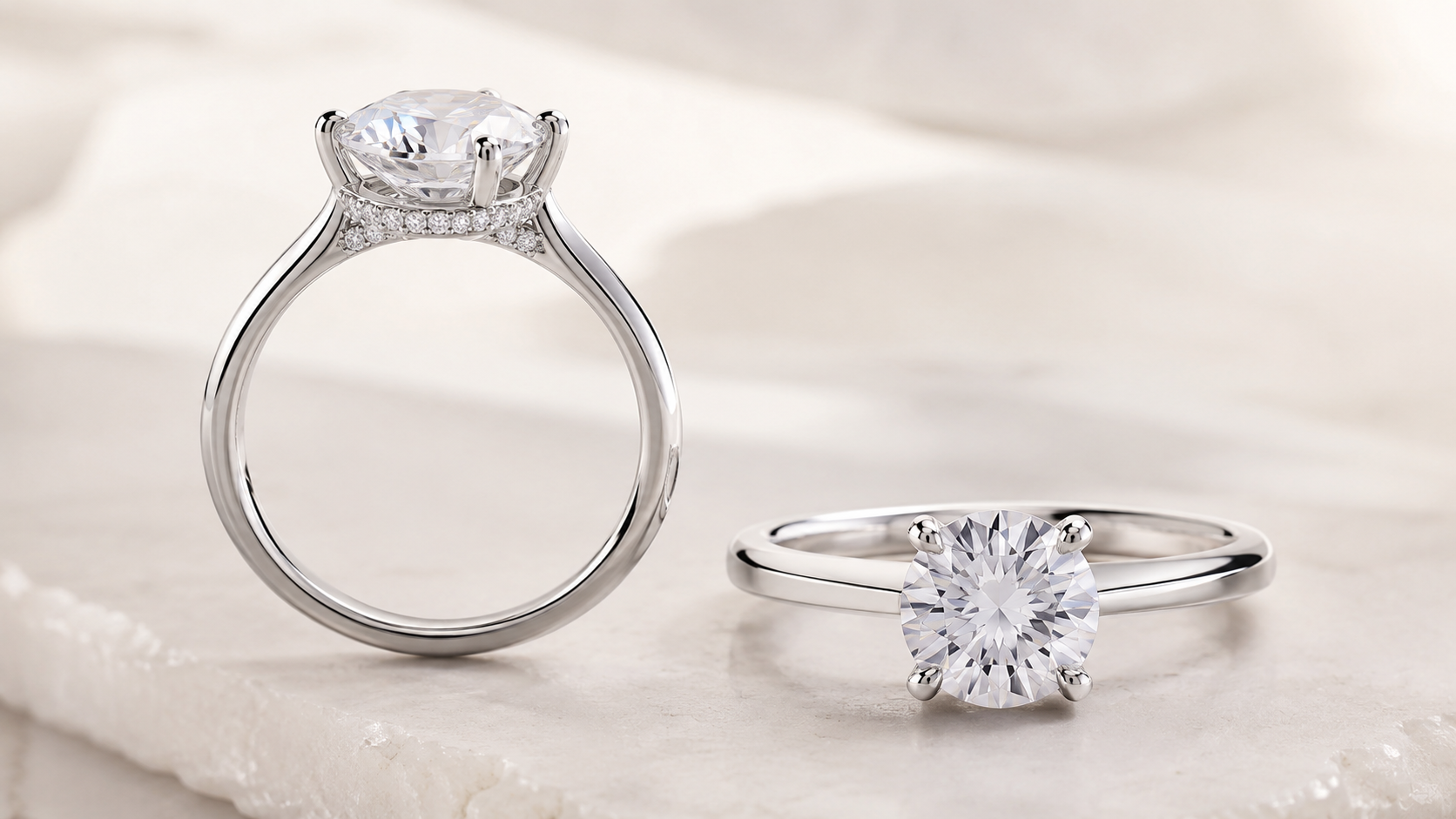 Jacob Mercari Hidden Halo vs Solitaire Engagement Rings Blog
