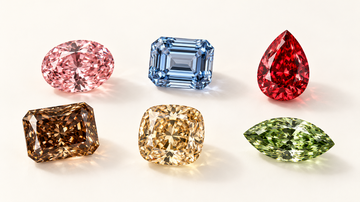 Jacob Mercari - How Fancy Coloured Diamonds Are Graded: Natural and Lab-Grown