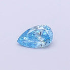 0.22ct Pear Lab Grown Diamond (Colour Fancy Vivid Blue, Clarity VS1, IGI Certified)