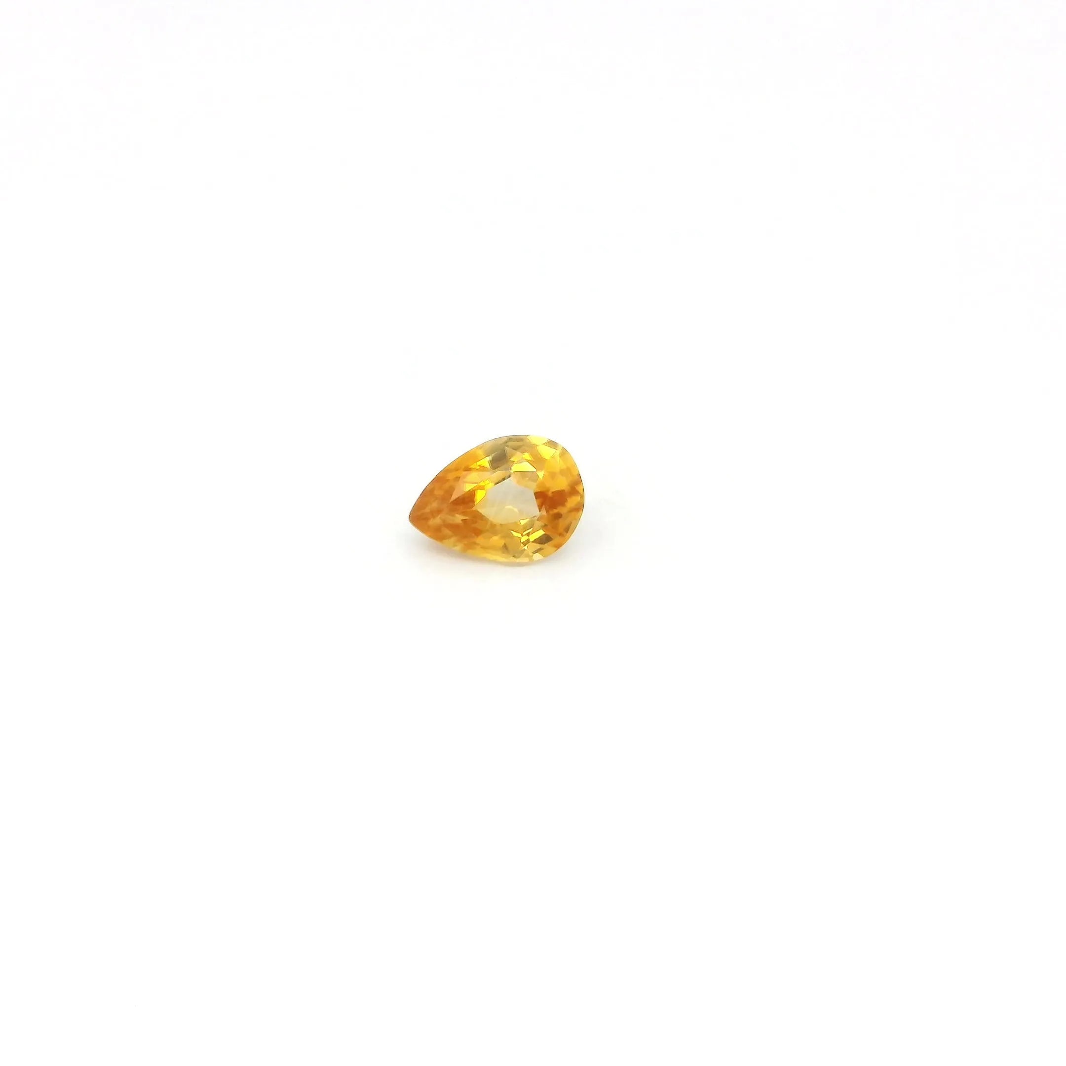 0.22ct Pear Natural Sapphire (Colour Orange, Clarity Eye Clean, Cut Faceted)