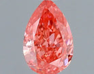 0.26ct Pear Lab Grown Diamond (Colour Fancy Vivid Pink, Clarity VS1, IGI Certified)