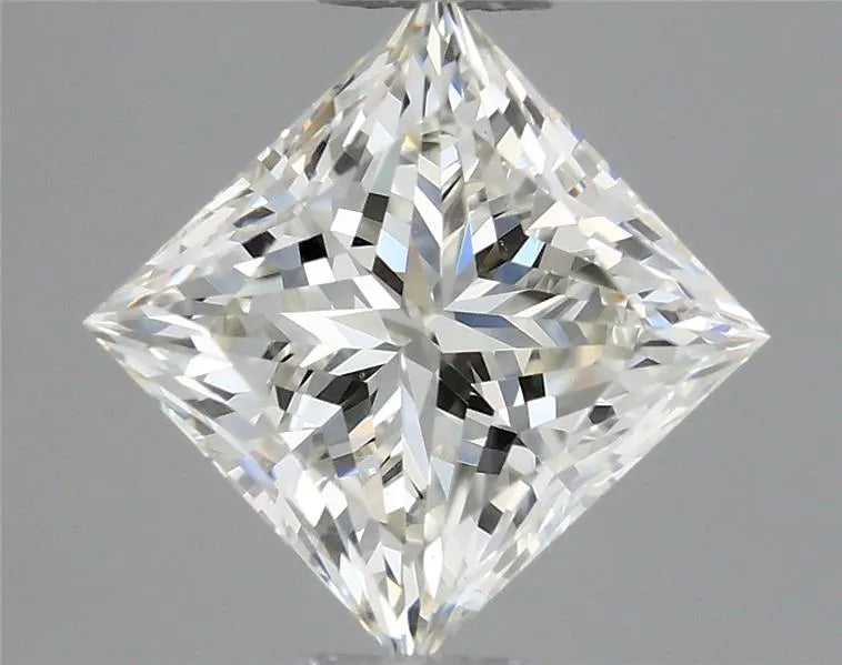 0.51ct Princess Natural Diamond (Colour J, Clarity SI1, GIA Certified)