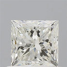 0.90ct Princess Natural Diamond (Colour J, Clarity SI1, GIA Certified)