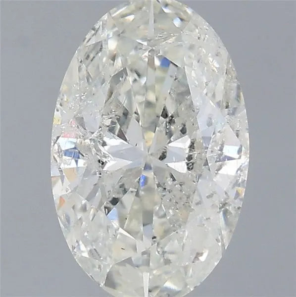1.00ct Oval Natural Diamond (Colour F, Clarity I1, Cut VG, IGI Certified)