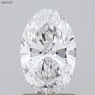 1.01ct Oval Lab Grown Diamond (Colour D, Clarity SI1, IGI Certified)