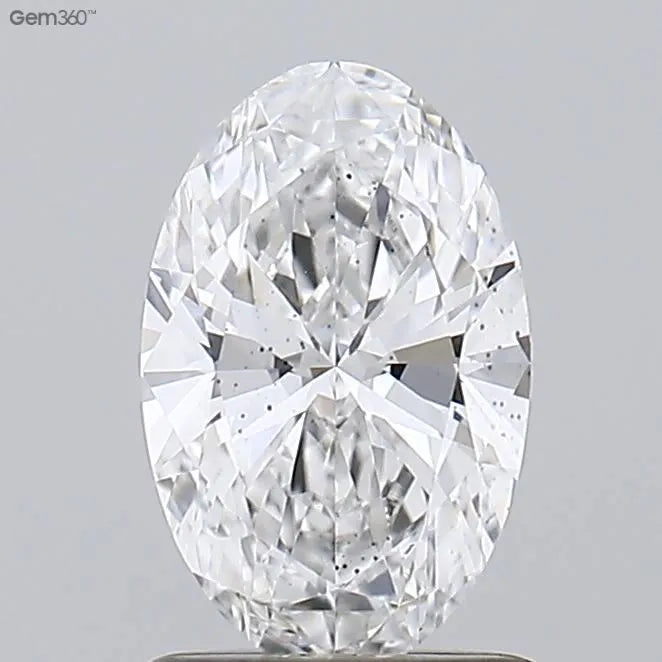 1.01ct Oval Lab Grown Diamond (Colour D, Clarity SI1, IGI Certified)