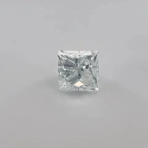 1.01ct Princess Natural Diamond (Colour G, Clarity VS2, Cut EX, GIA Certified)