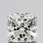1.02ct Princess Natural Diamond (Colour J, Clarity IF, Cut VG, IGI Certified)