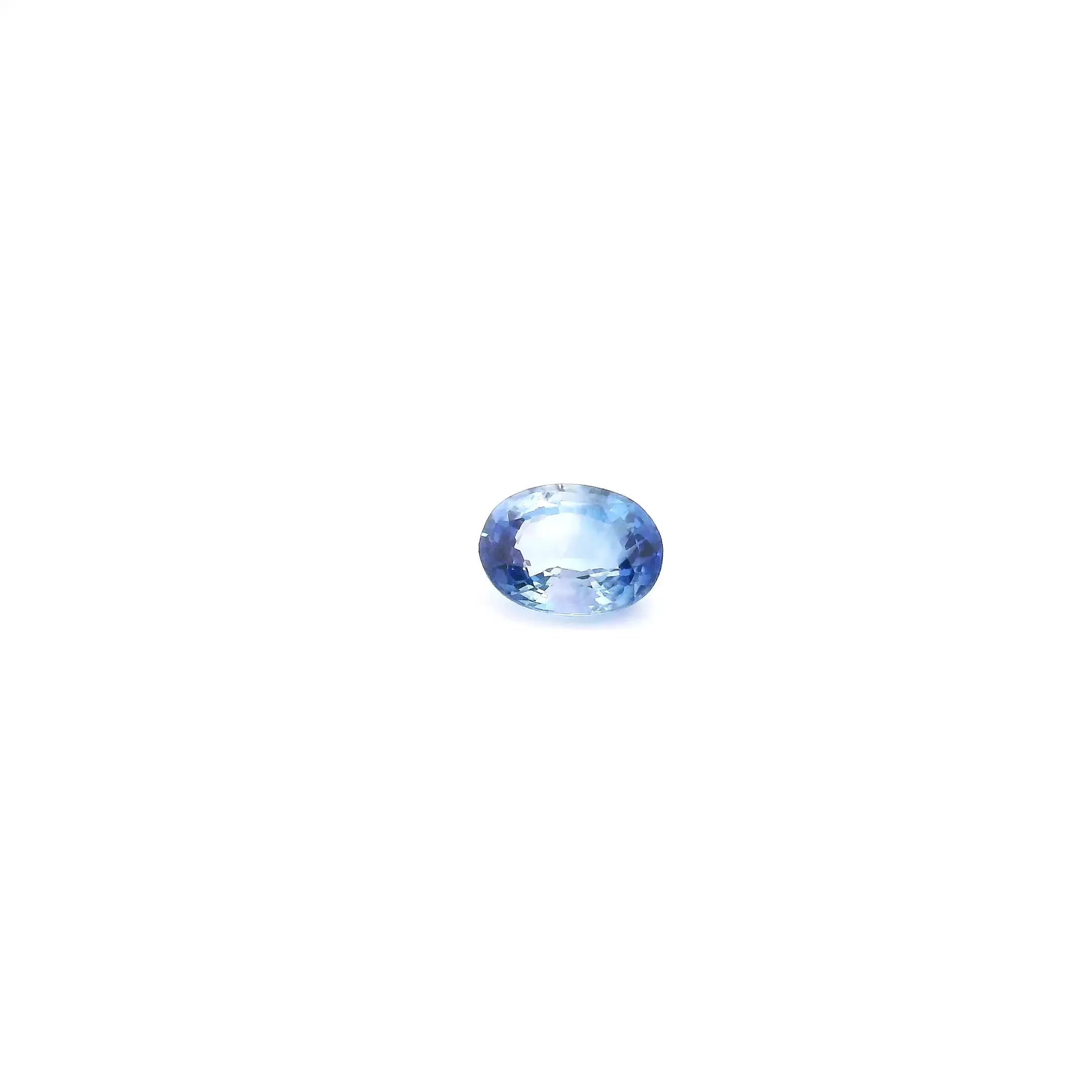 1.03ct Oval Natural Sapphire (Colour Blue, Clarity Slightly Included, Cut Faceted)