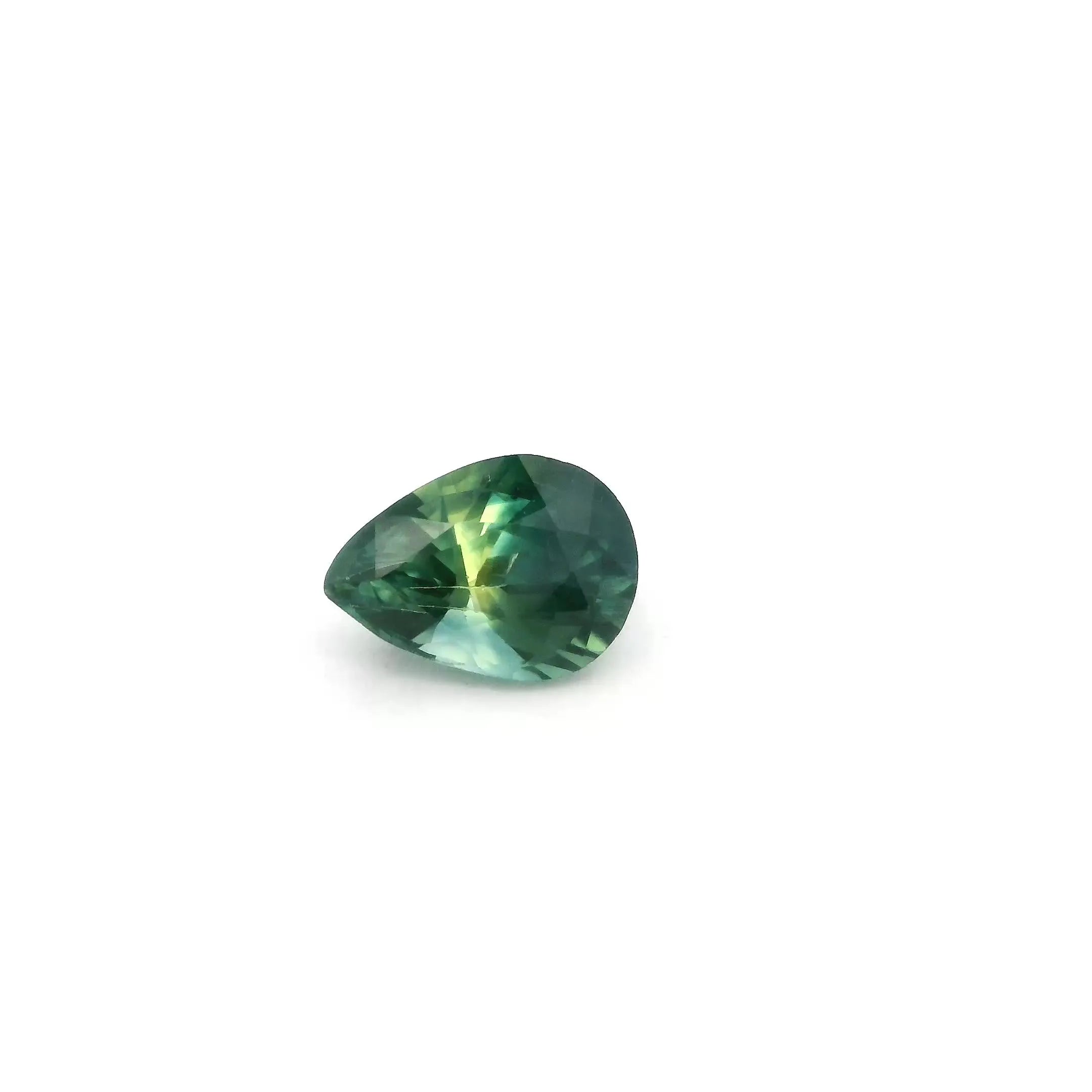 1.07ct Pear Natural Sapphire (Colour Green, Clarity Slightly Included, Cut Faceted)