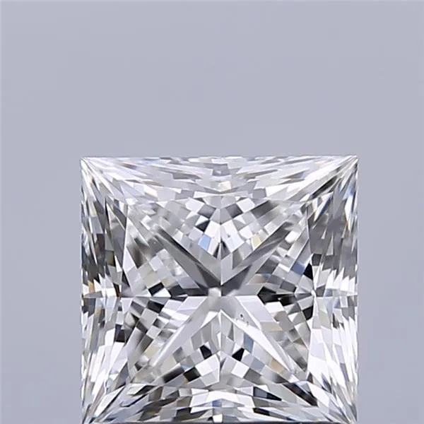 1.08ct Princess Natural Diamond (Colour E, Clarity VS2, GIA Certified)