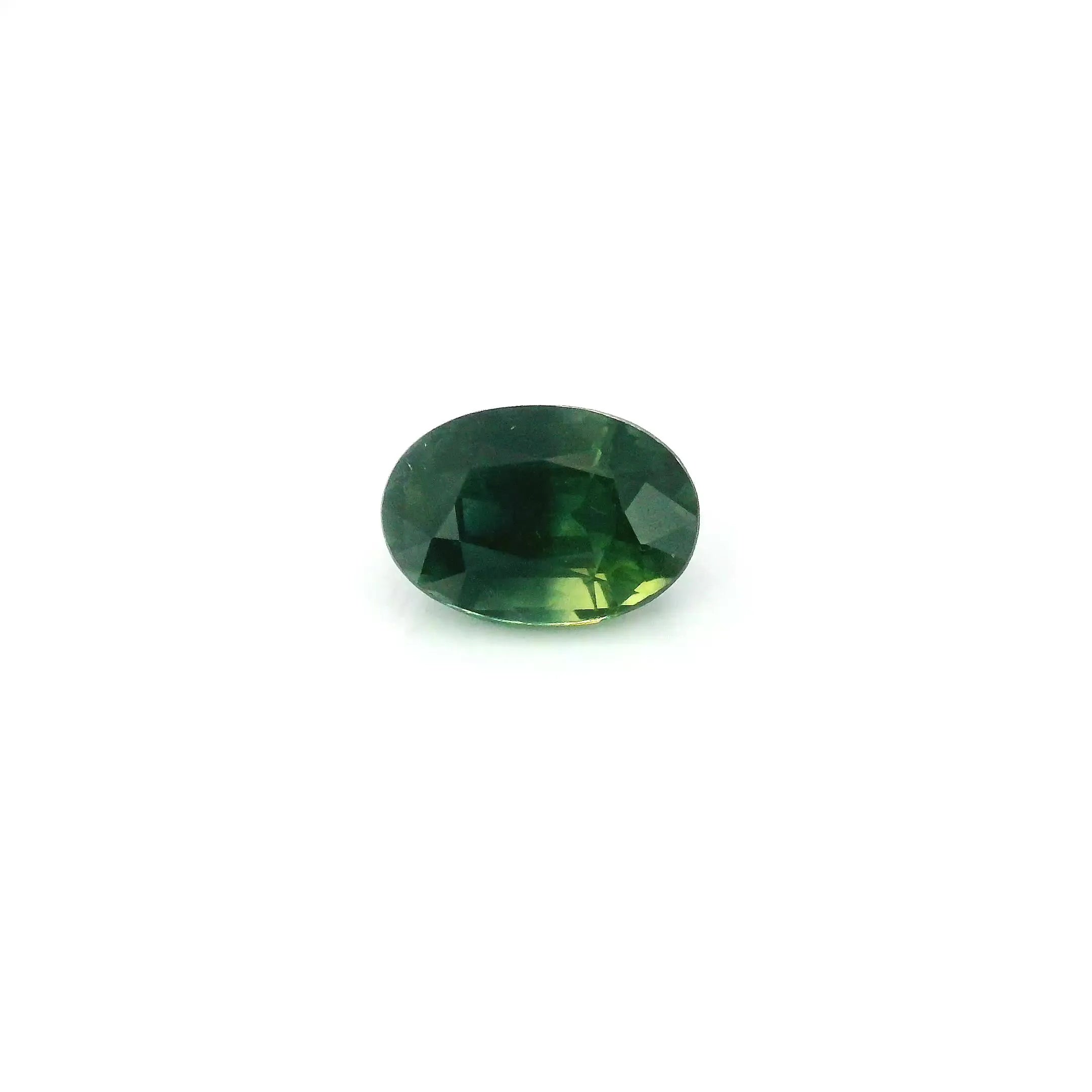 1.21ct Oval Natural Sapphire (Colour Green, Clarity Slightly Included, Cut Faceted)