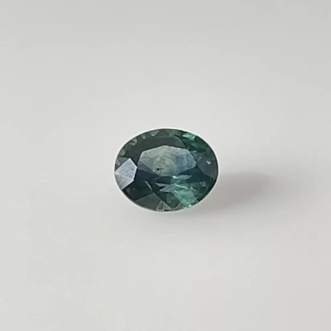 1.22ct Oval Natural Sapphire (Colour Teal, Clarity Slightly Included, Cut Faceted)