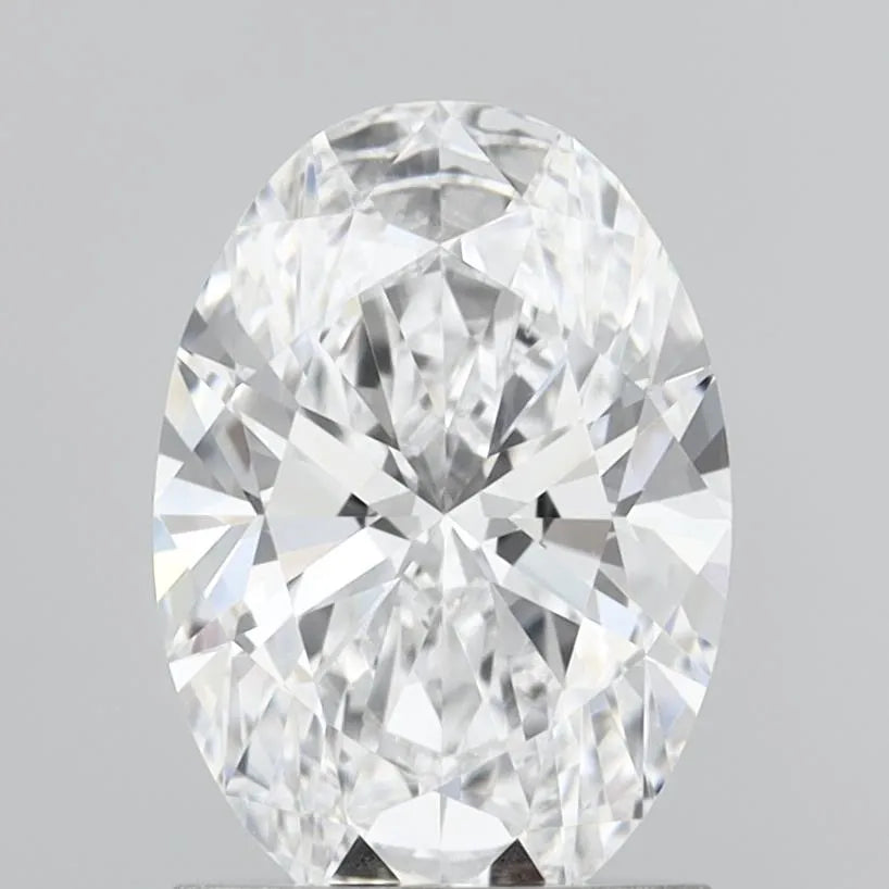 1.50ct Oval Lab Grown Diamond (Colour D, Clarity VVS1, IGI Certified)
