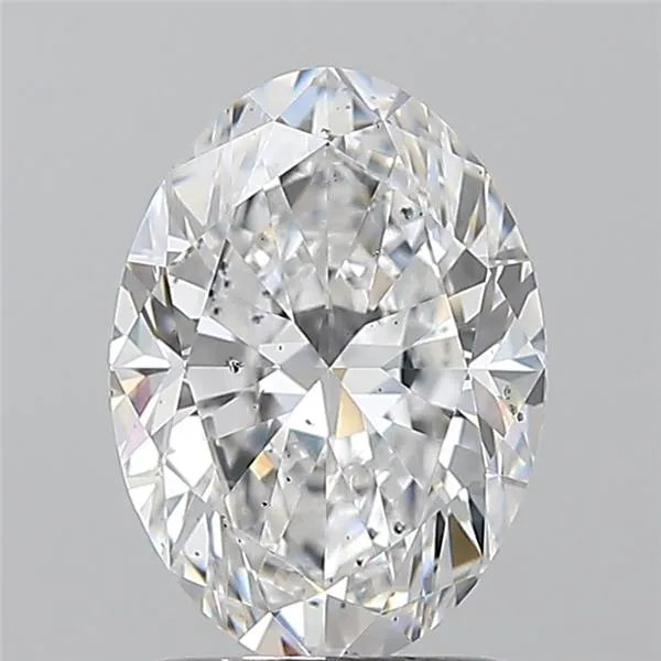 1.70ct Oval Natural Diamond (Colour D, Clarity SI2, GIA Certified)
