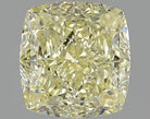1.74ct Cushion modified Natural Diamond (Colour Fancy Light Yellow, Clarity VVS2, GIA Certified)