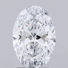 1.75ct Oval Lab Grown Diamond (Colour E, Clarity VVS1, IGI Certified)