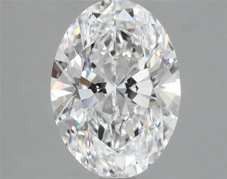 1.84ct Oval Lab Grown Diamond (Colour D, Clarity VS2, IGI Certified)