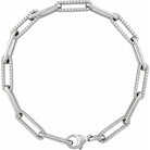 Jacob Mercari 14K White Gold 1 CTW Lab-Grown Diamond Link Bracelet