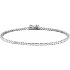 Jacob Mercari 1 5/8 CTW 14K White Gold Lab-Grown Diamond 7'' Tennis Bracelet