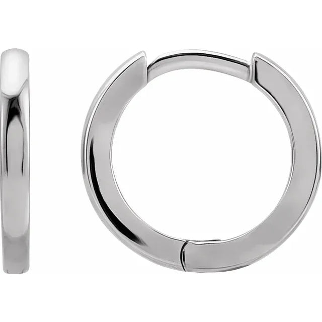 Jacob Mercari Classic 14K Gold Hinged Hoops Various Sizes Available - 10mm -20mm