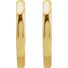 Jacob Mercari Classic 14K Gold Hinged Hoops