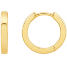 Jacob Mercari 14K Yellow Gold Hinged 12 mm Hoop Earrings