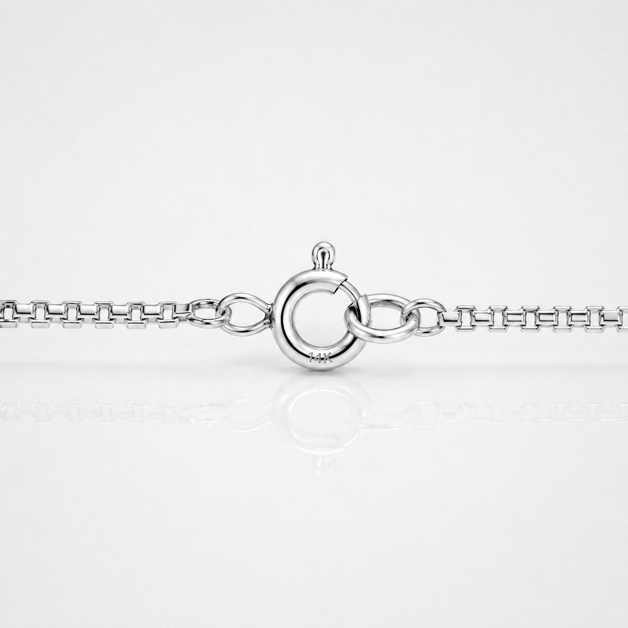 Jacob Mercari 14K White Gold 0.15 CT Lab-Grown Diamond Bezel Necklace