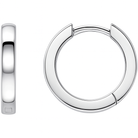 Jacob Mercari 14K White Gold Hinged 12 mm Hoop Earrings