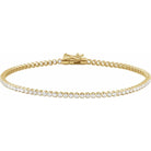 Jacob Mercari 1 5/8 CTW 14K Yellow Gold Lab-Grown Diamond 7'' Tennis Bracelet