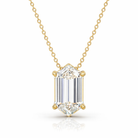 Jacob Mercari 14K Yellow Gold Hexagonal Lab-Grown Diamond Solitaire Necklace