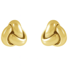 14K Yellow Gold Knot Earrings