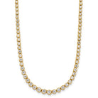 Jacob Mercari 14K Yellow Gold Lab Diamond 3 CTW Ascending Tennis Necklace in 16 inches